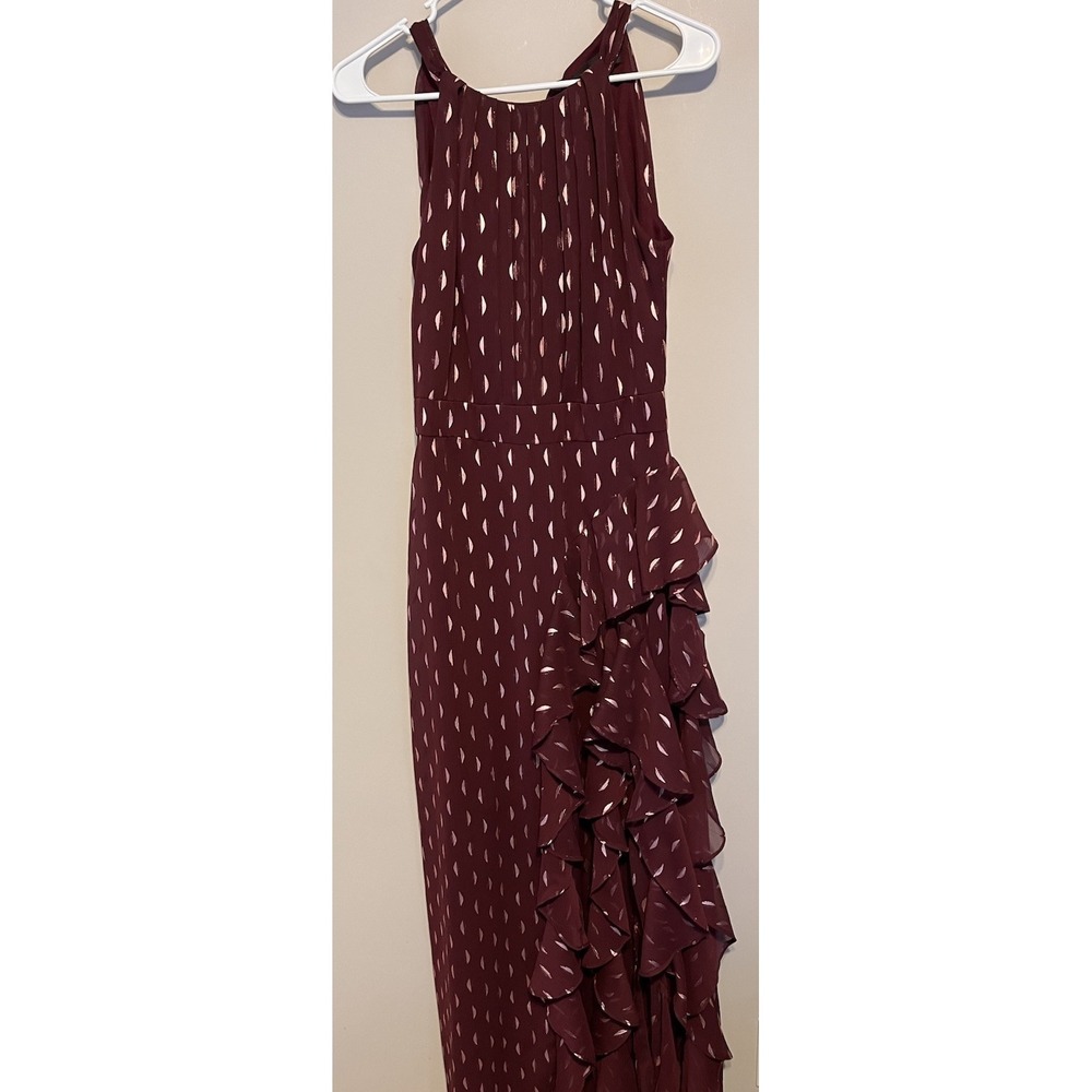 Betsy & Adam Womens Purple/plum  Evening Dress , Prom, Wedding Gown 4